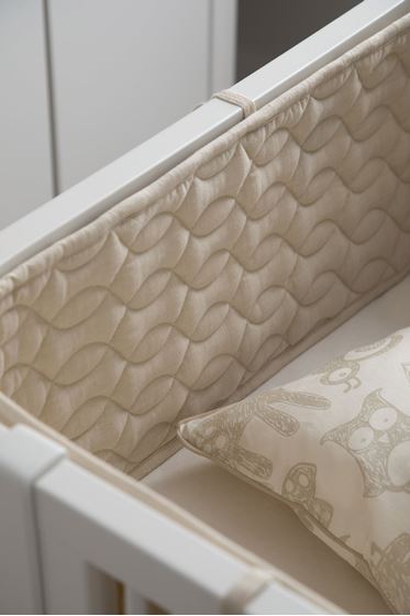 Bilde av Sebra Sengekant, Quiltet, straw beige
