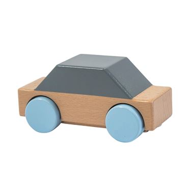 Bilde av Sebra Lekebil i tre, classic grey