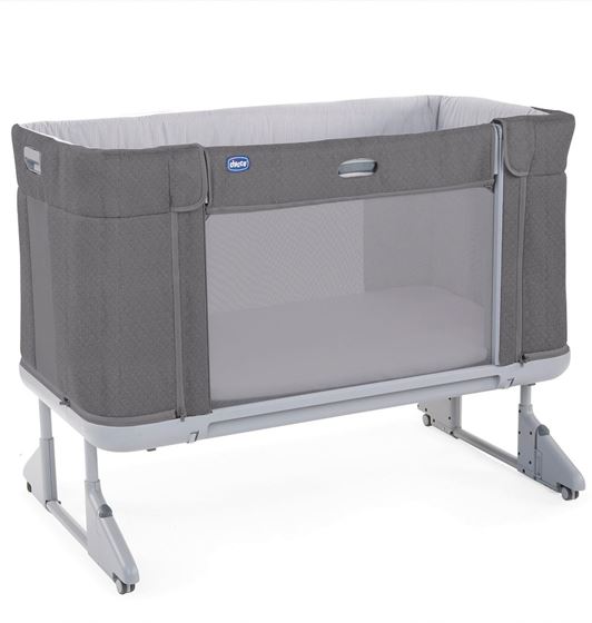 Bilde av Chicco Next2Me Forever Bedside Crib, Moon Grey