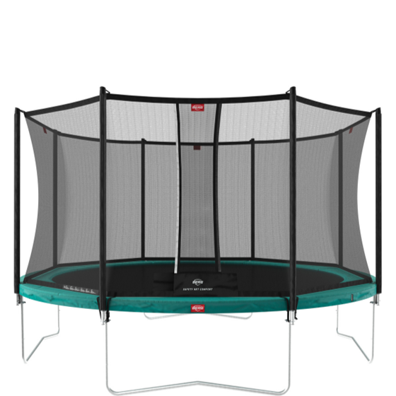 Bilde av BERG Favorit Trampoline inkl. sikkerhetsnett. 380cm, Grønn