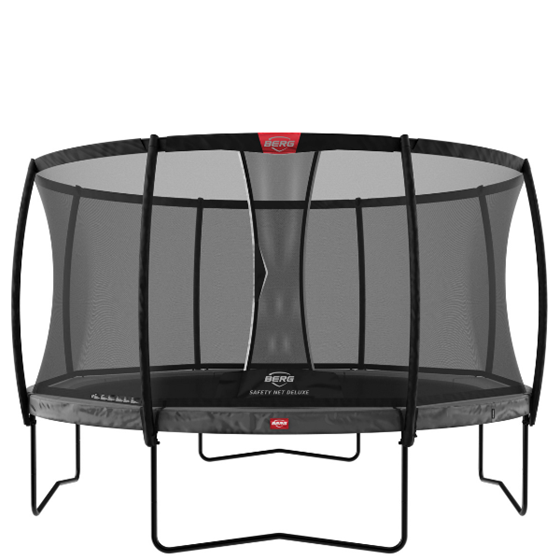 Bilde av UTGÅTT! BERG Champion Trampoline inkl. deluxe sikkerhetsnett. 380cm, Grå 