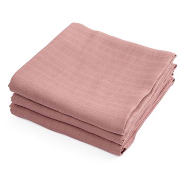 Bilde av Sebra Musselinkluter, 3stk, blossom pink