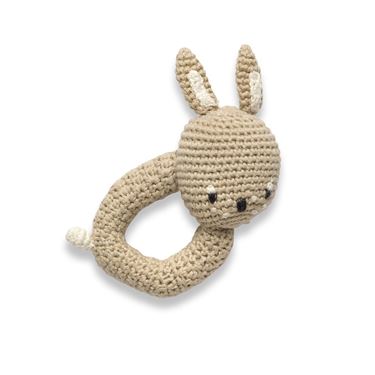 Bilde av Sebra Heklet Rangle, Moonlight the hare