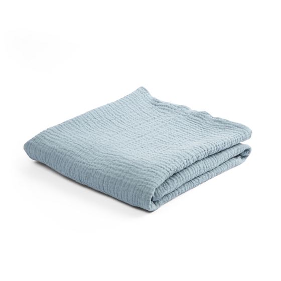 Bilde av UTGÅTT! Sebra Babyteppe, powder blue
