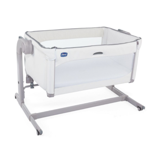 Bilde av Chicco Next2Me Magic Bedside Crib - White Snow