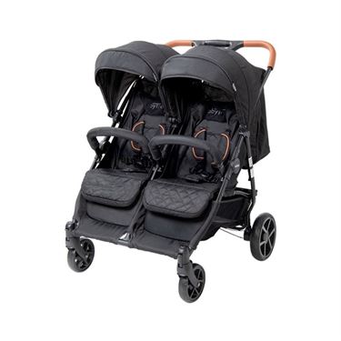 Bilde av BabyTrold OS2 Søskenvogn, Sort