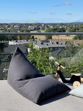 Bilde av Sagababy Beanbag, XL, Dark Grey Melange