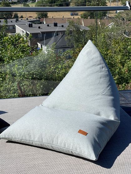Bilde av Sagababy Beanbag, XL, Light Grey Melange