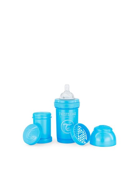 Bilde av Twistshake Tåteflaske, Anti-Colic 180ml Pearl Blue