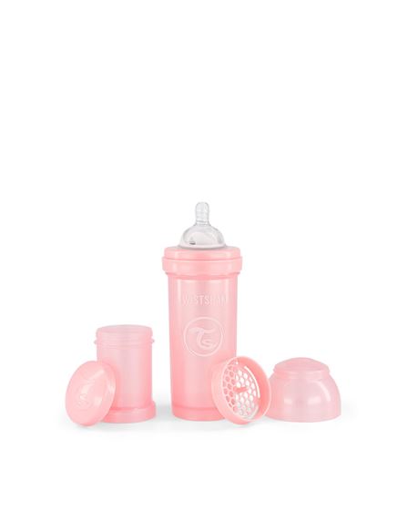 Bilde av UTGÅTT! Twistshake Tåteflaske, Anti-Colic 260ml Pearl Pink