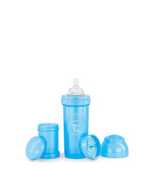 Bilde av Twistshake Tåteflaske, Anti-Colic 260ml Pearl Blue