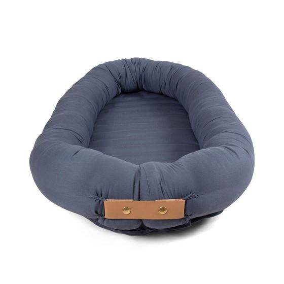 Bilde av UTGÅTT! Filibabba Babynest - Kapok - Muddly blue
