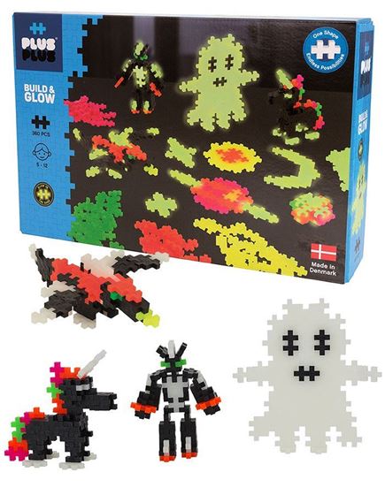Bilde av Plus-Plus Build and Glow - Glow in the Dark / 360 pcs