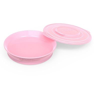 Bilde av Twistshake Plate 6+m Pastel Pink