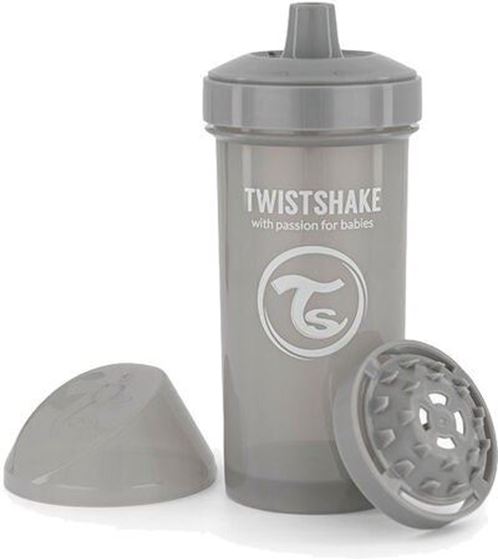 Bilde av Twistshake Drikkeflaske - Kid Cup, Pastel Grey
