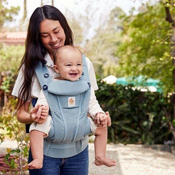 Bilde av UTGÅTT! Ergobaby Omni Breeze Bæresele, Slate Blue