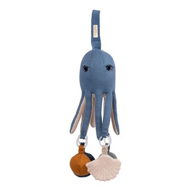 Bilde av FILIBABBA Aktivitestlegetøj - Otto the octopus touch & play Muddly blue