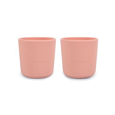 Bilde av Filibabba Barnekopper i Silikon 2pk - Peach