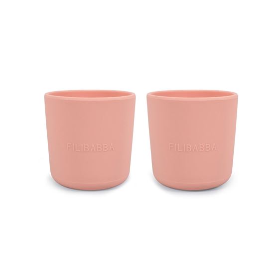Bilde av Filibabba Barnekopper i Silikon 2pk - Peach