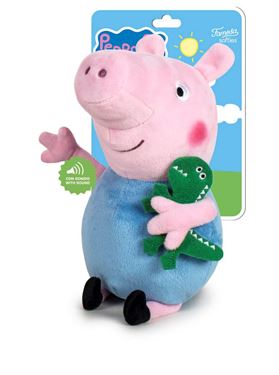 Bilde av Peppa Gris George Kosebamse med musikk, 31cm