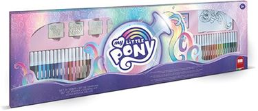Bilde av My Little Pony Fargesett XL - med 60 tusjer, stempler, klistermerker++