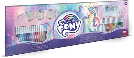 Bilde av My Little Pony Fargesett XL - med 60 tusjer, stempler, klistermerker++