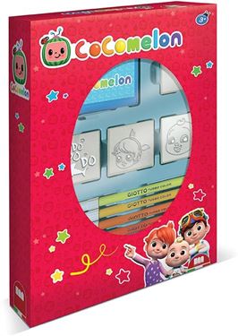 Bilde av Cocomelon 4 Stempel Fargesett med Tusjer
