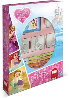 Bilde av Disney Princess 4 Stempel Fargesett med Tusjer