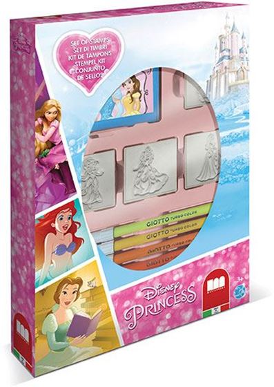 Bilde av Disney Princess 4 Stempel Fargesett med Tusjer