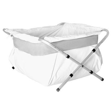 Bilde av BibaBad Flexi Badekar Barn, 80-100cm Sølv