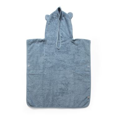 Bilde av Sebra Poncho i frotté, Milo, powder blue