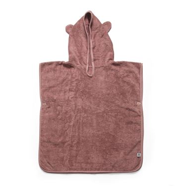 Bilde av Sebra Poncho i frotté, Milo, blossom pink