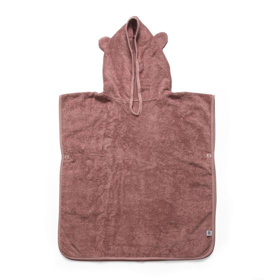 Bilde av Sebra Poncho i frotté, Milo, blossom pink