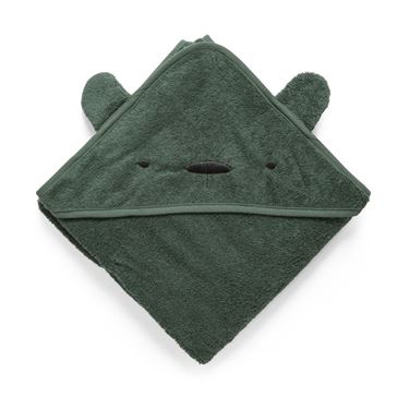 Bilde av Sebra Hettehåndkle, Milo, bottle green