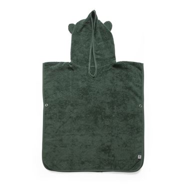 Bilde av Sebra Poncho i frotté, Milo, bottle green
