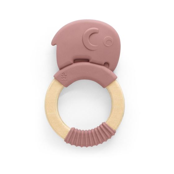 Bilde av UTGÅTT! Sebra Bitering Silikon, Vintage Rose