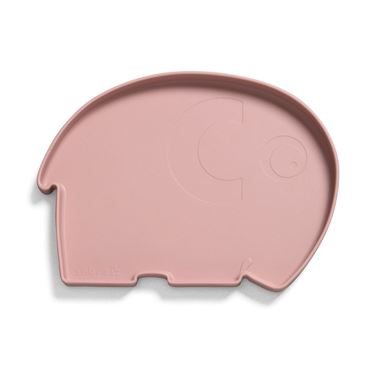 Bilde av Sebra Barnetallerken, Silikon, blossom pink
