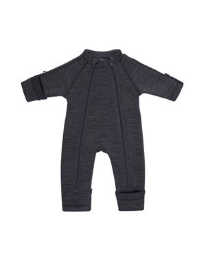 Bilde av Smallstuff Jumpsuit Barn - Ull - Mørk Grå