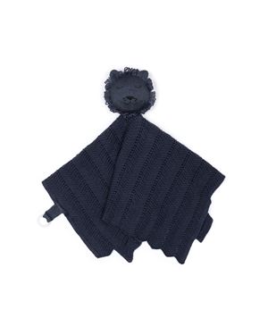 Bilde av Smallstuff Cuddle cloth, fishbone, Dark denim lion