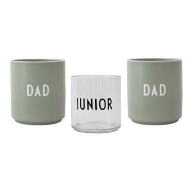 Bilde av Design Letters Family Dad & Dad Gavepakke kopper
