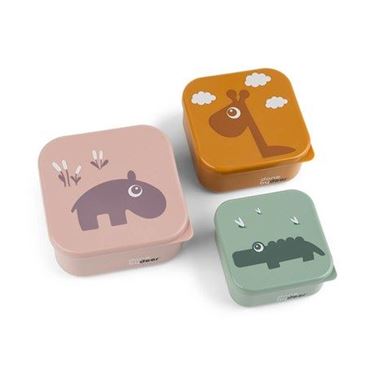 Bilde av Done by deer Snack box set 3 pcs Deer friends Powder Mix