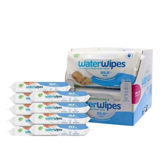 Bilde av WaterWipes Våtservietter, 9-pakning (540 stk)