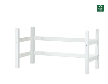 Bilde av Hoppekids Modul for ECO Luxury mellomhøy seng 70x160 cm, Hvit