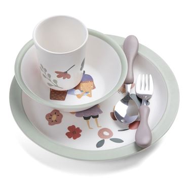 Bilde av Sebra Barneservice i Melamin, Pixie Land