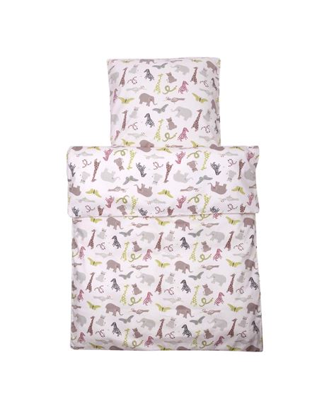Bilde av Smallstuff Sengetøy Baby Soft Rose 80x100cm
