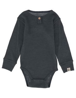 Bilde av Gullkorn Ullundertøy Barn, Ullbody, Mørk Denim