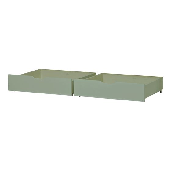 Bilde av Hoppekids Sengeskuffer til 70x160cm senger, Pale Green