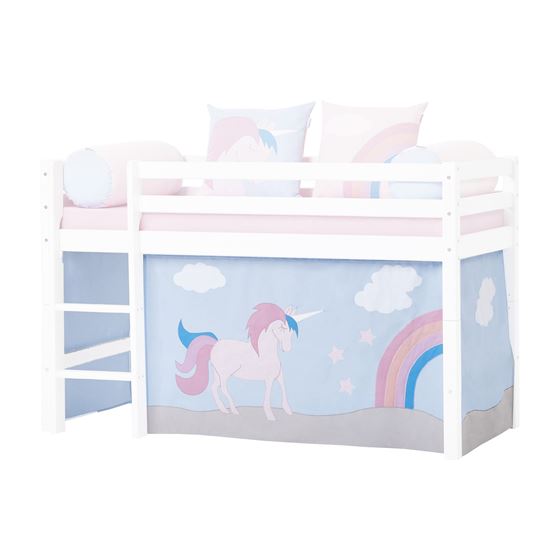 Bilde av Hoppekids Sengegardin, Unicorn, 70x160cm