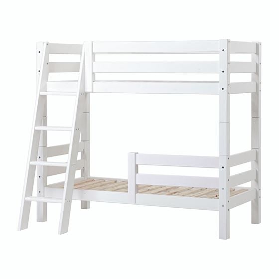 Bilde av UTGÅTT! Hoppekids Køyeseng + Skrå Stige + 2 Sengehester, ECO Luxury, 70x160cm UNPUB