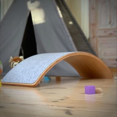 Bilde av Sagababy Balansebrett Barn, XL, Tre med Filt